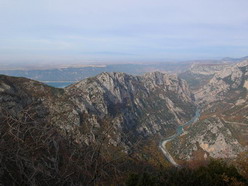 dernier détour avant le lac
