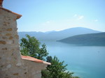 vue dominante sur le lac